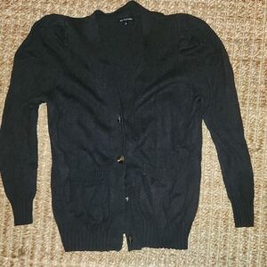 Who What Wear Black Cardigan Sweater